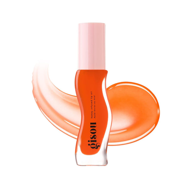 Gisou Honey Infused Lip Oil Lip Gloss, Hydrating High-Shine Mango