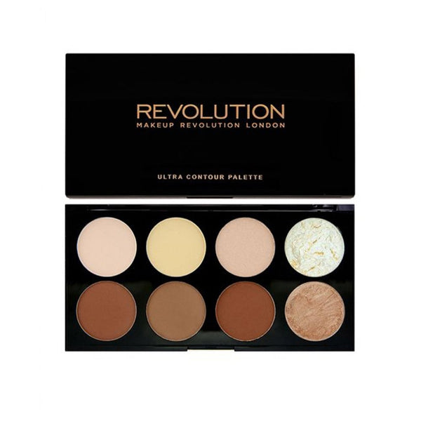 Revolution Ultra Professional Contour Palette 8 Powder Shades with Mirror