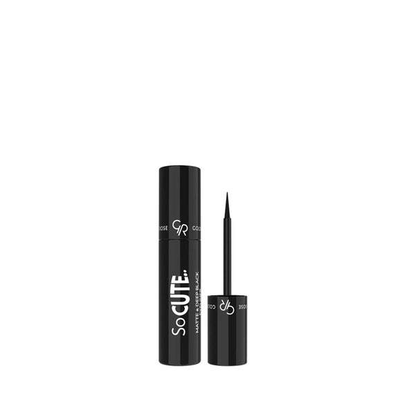 Golden Rose So Cute Matte Deep Black Liquid Eyeliner Fine Tip