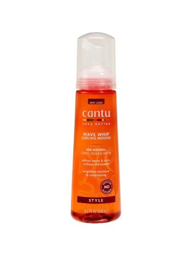 Cantu Shea Butter Hair Mousse for Curls, Curl-Defining Lightweight Formula, 248 ml