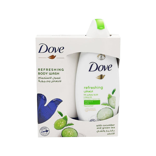 Dove Refreshing Body Wash Cucumber & Green Tea NutriumMoisture with Loofah 250 ml
