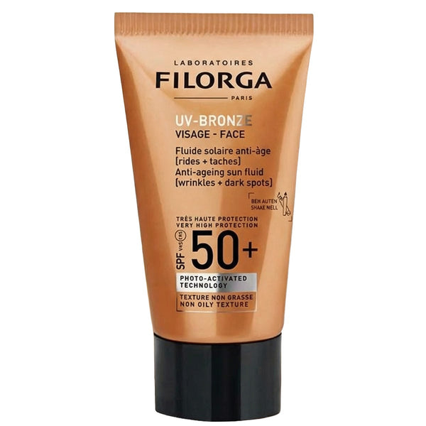 Filorga UV-Bronze Facial Sunscreen Fluid SPF 50+ Non-Oily Finish 40 ml