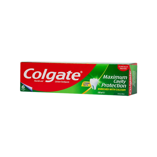 Colgate Maximum Cavity Protection Toothpaste Fluoride Calcium Extra Mint 100 ml