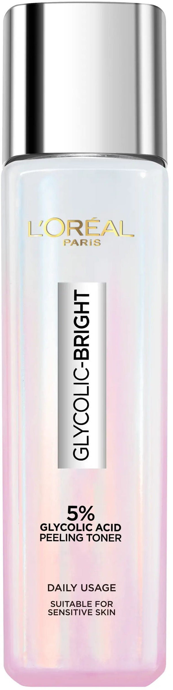 L'Oreal Paris Glycolic-Bright Glowing Toner, Liquid Exfoliating Formula