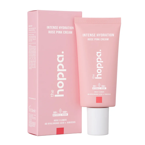 The Hoppa Intense Hydration Rose Pink Cream Facial Moisturizer 50 ml