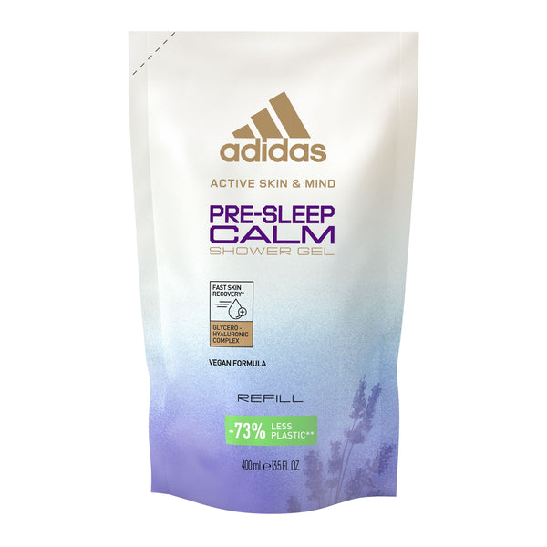 Adidas Pre-Sleep Calm Women Shower Gel Refill Lavender Essential Oil 400 ml