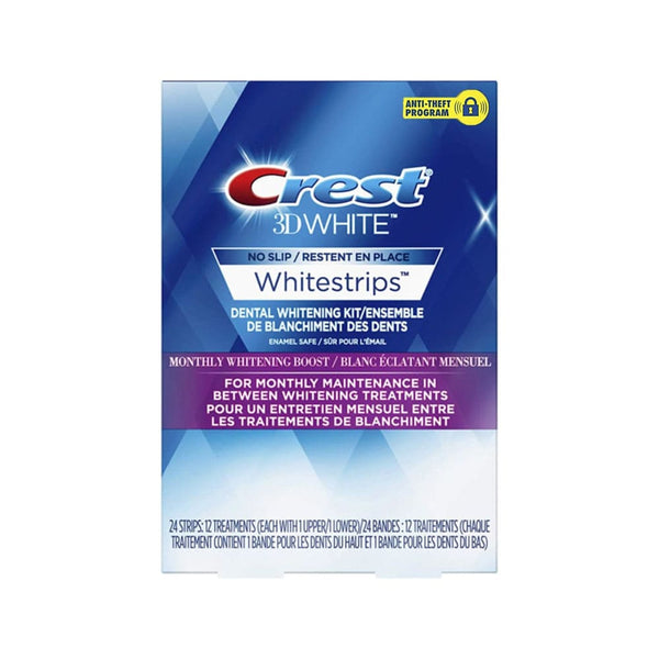 Crest 3D WHITE Teeth Brightening Strips, 24 Strips