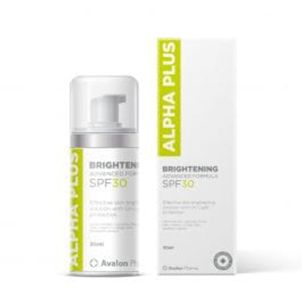 Avalon Pharma Alpha Plus Brightening Advanced Cream SPF 30 30ml