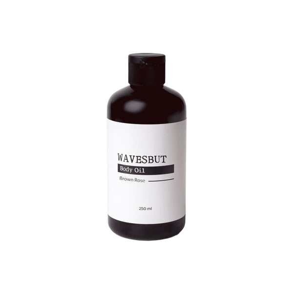 Wavesbut Brown Rose Body Oil Natural Hydrating Formula Quick Absorption Rose Woody Fragrance