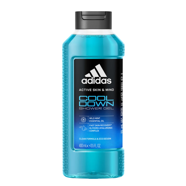 Adidas Active Skin & Mind Cool Down Men Shower Gel Cooling Menthol Wild Mint 400 ml