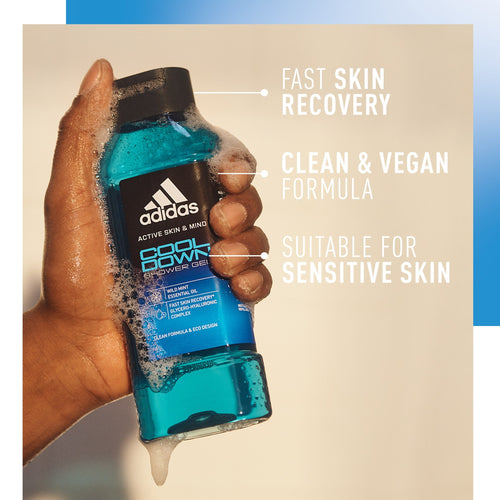 Adidas Active Skin & Mind Cool Down Men Shower Gel Cooling Menthol Wild Mint 400 ml