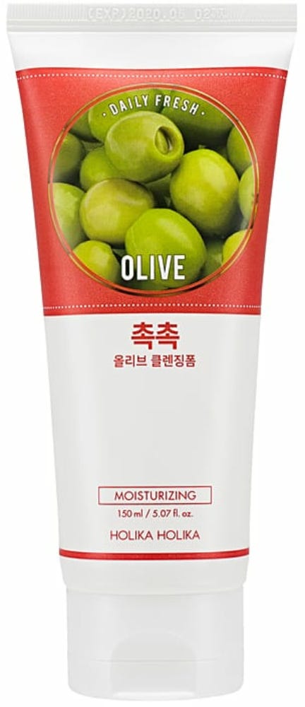 Holika Holika Daily Fresh Olive Cleansing Foam Gel Texture Fermented Yeast Extract 150ml
