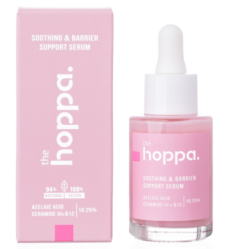 The Hoppa Soothing Barrier Support Serum Azelaic Acid Ceramide III Vitamin B12 10.25% 30 ml