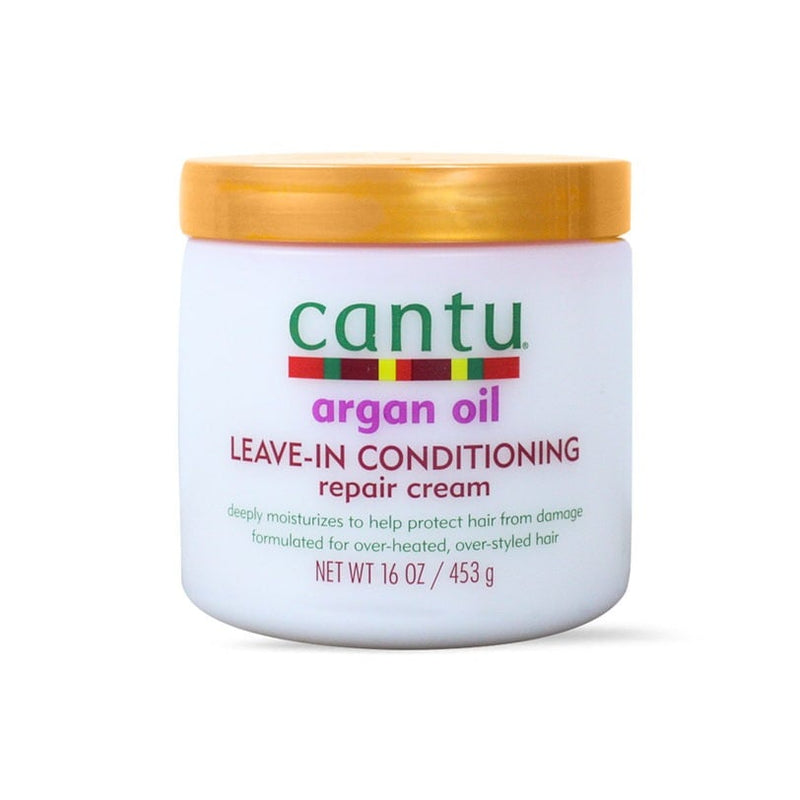Cantu Argan Oil Leave-In Conditioning Repair Hair Cream, Moisturizing Formula, 453 g