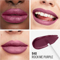 Rimmel London Lasting Mega Matte Liquid Lipstick Matte Finish No. 940 Rock Me Purple 7.4 ml