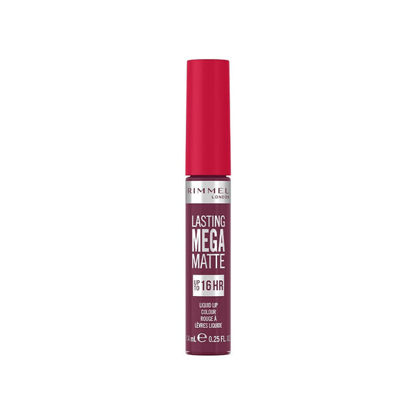 Rimmel London Lasting Mega Matte Liquid Lipstick Matte Finish No. 940 Rock Me Purple 7.4 ml