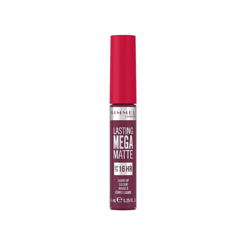 Rimmel London Lasting Mega Matte Liquid Lipstick Matte Finish No. 940 Rock Me Purple 7.4 ml