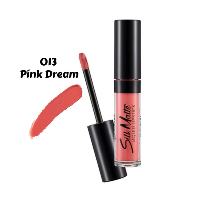 Flormar Silk Matte Liquid Lipstick Creamy Velvety Finish Pink Dream 013 4.5ml
