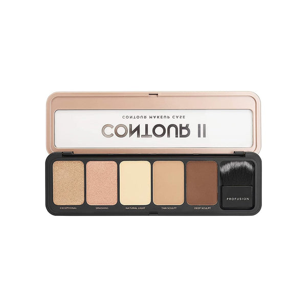 Profusion Cosmetics Contour II Makeup Case Contour and Highlighting Palette