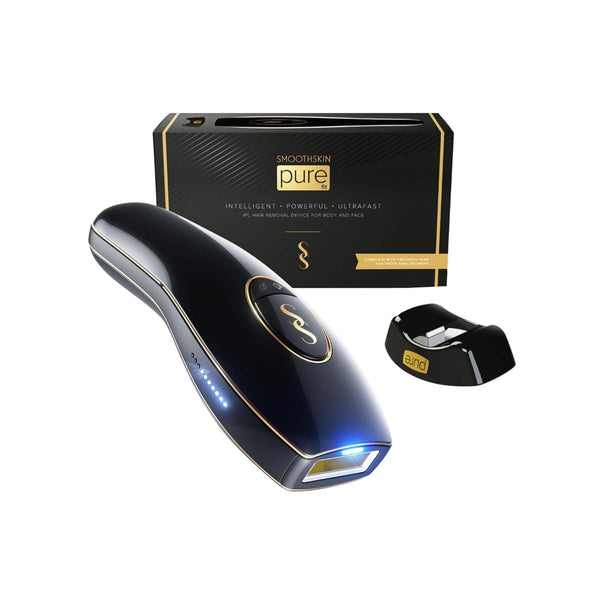 Smoothskin Pure Fit IPL Hair Removal Device, Skin Tone Sensor, 3 Energy Levels, Unlimited Flashes