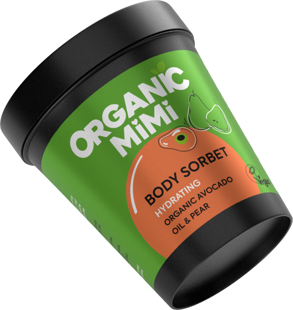 Organic Mimi Body Sorbet Hydrating Avocado and Pear Moisturizer