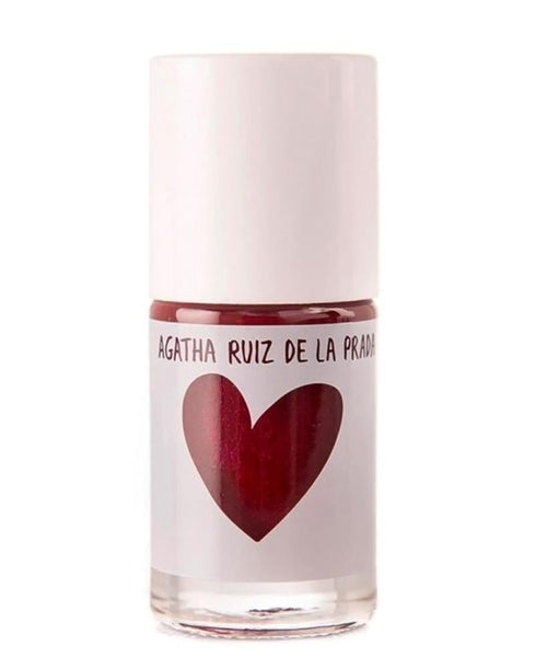 Agatha Ruiz Nail Polish Gby 454 Burgundy Glossy Quick-Drying Formula