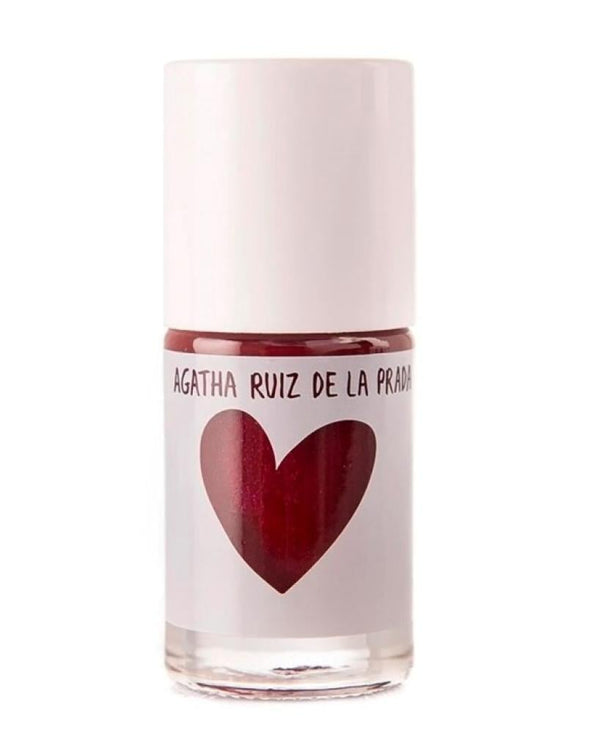 Agatha Ruiz Nail Polish Gby 454 Burgundy Glossy Quick-Drying Formula