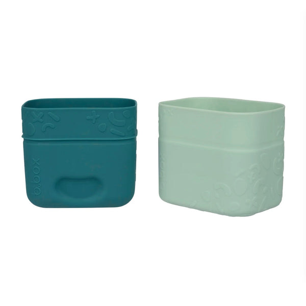 B.Box Silicone Snack Cup with Lid Forest 150ml Cup, 170ml Lid