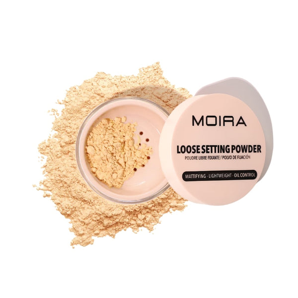 Moira Loose Setting Powder Matte Finish Talc-Free Banana 002