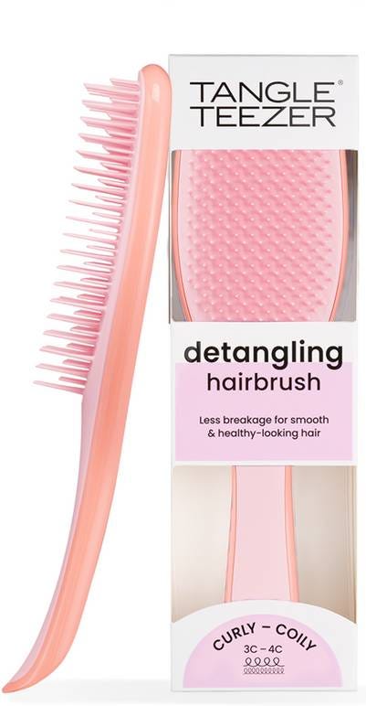 Tangle Teezer The Large Wet Detangler Naturally Curly Hairbrush Mango Pink 1 Pc