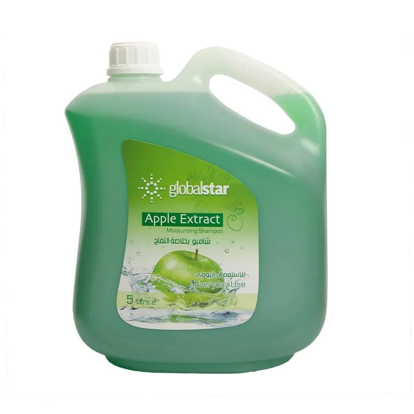 Globalstar Apple Extract Hair Shampoo Deep Cleansing and Moisturizing Formula 5L