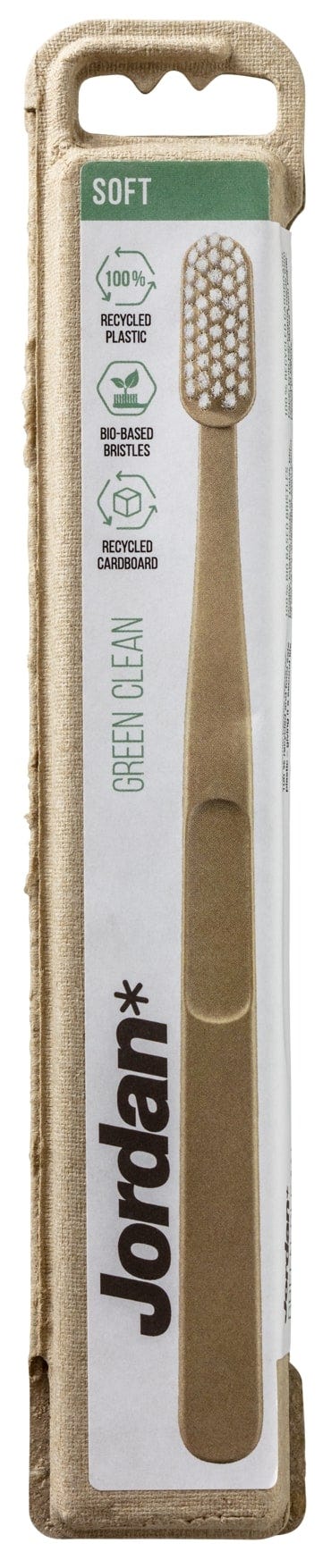 Jordan Green Clean Soft Manual Toothbrush Soft Bristles Scandinavian Design