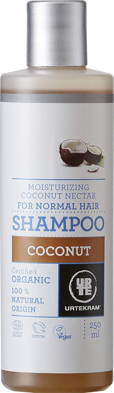 Urtekram Organic Coconut Shampoo Sulfate-Free Formula Normal Hair 250ml