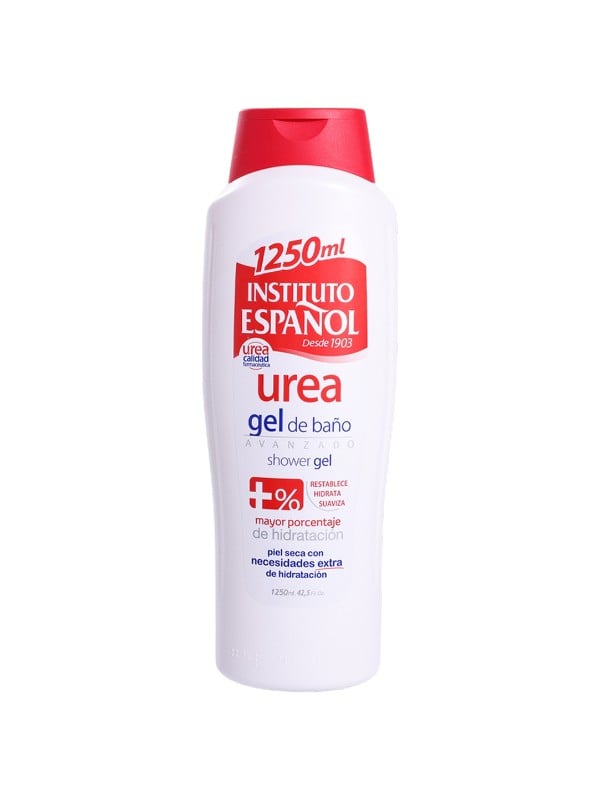 Instituto Espanol 10% Urea Shower Gel for Dry Skin, Hydrating Cleanser, 1250ml