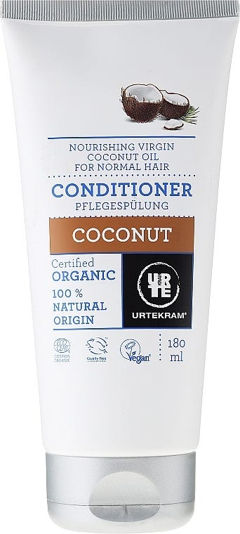 Urtekram Coconut Conditioner Hydrating Sulfate-Free Formula 180ml