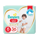 Pampers Premium Care Pants Diapers Size 6, 13+ kg, 360 Fit, Wetness Indicator, 36 Diapers