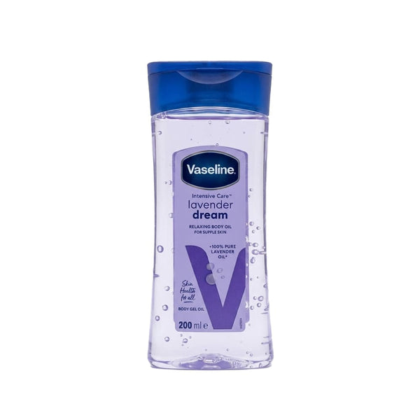 Vaseline Lavender Body Oil Lightweight Fast-Absorbing Moisturizer 200ml