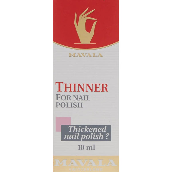 Mavala Nail Polish Thinner Solvent Butyl Acetate and Ethyl Acetate 10 ml