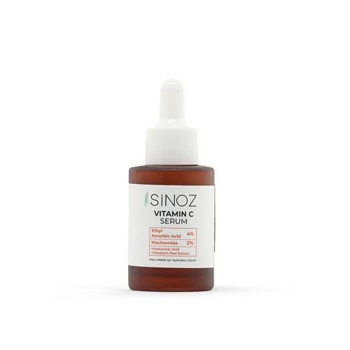 Sinoz Vitamin C Serum Brightening Radiance Niacinamide Hyaluronic Acid 30ml