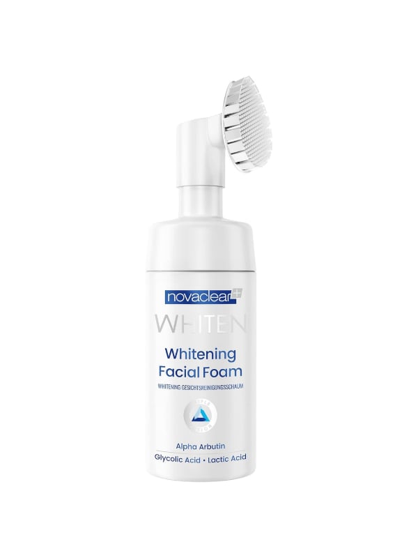 Novaclear Brightening Facial Foam Cleanser Alpha Arbutin Glycolic and Lactic Acid 100 ml