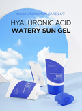 Isntree Hyaluronic Acid Watery Sun Gel Lightweight Moisturizing Sunscreen Fragrance-Free 50ml