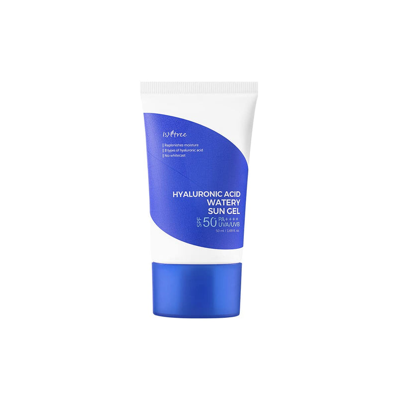 Isntree Hyaluronic Acid Watery Sun Gel Lightweight Moisturizing Sunscreen Fragrance-Free 50ml