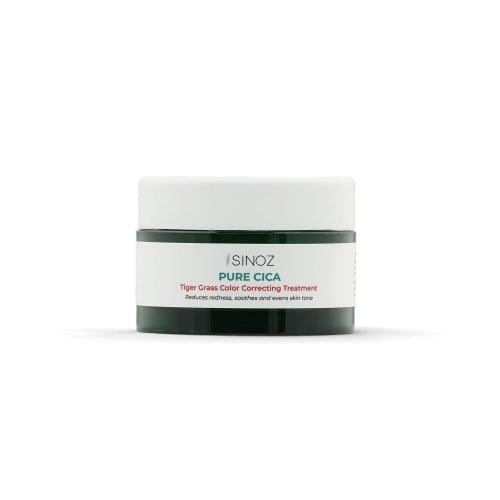 Sinoz Pure Cica Tiger Grass Color Correcting Treatment Cream, Soothing Hydration
