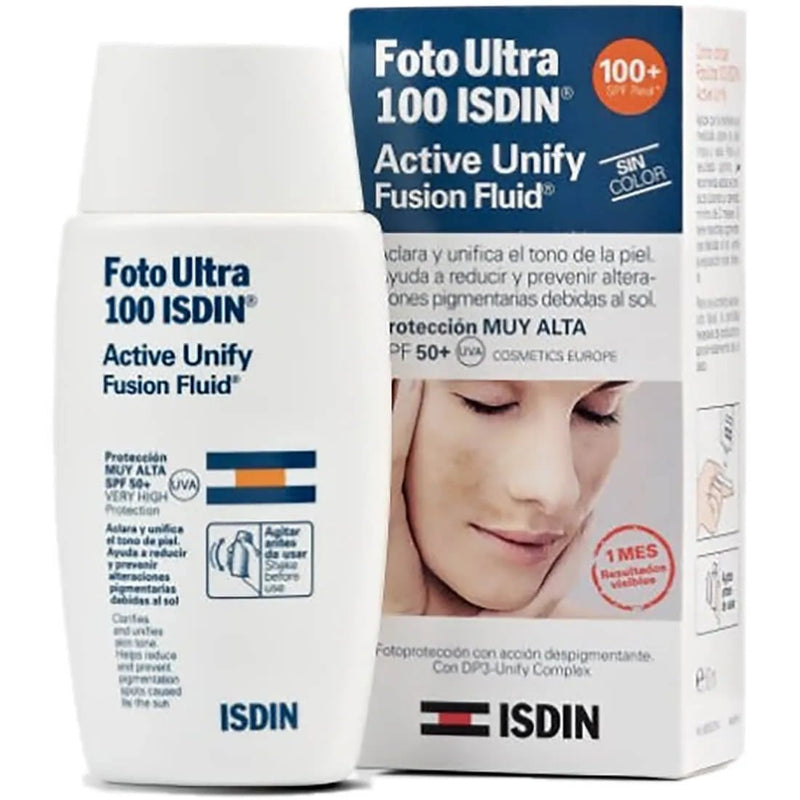ISDIN Foto Ultra 100 Active Unify Fusion Fluid Color Sunscreen 50 ml