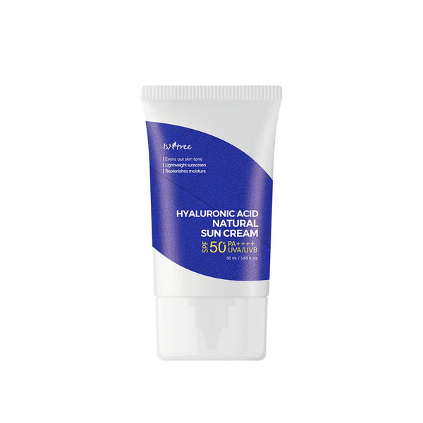Isntree Hyaluronic Acid Natural Sun Cream, Cream Finish, Zinc Oxide, 50ml