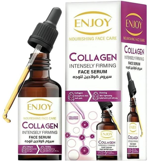 Enjoy Collagen Firming Face Serum Liquid Hydrating Brightening Formula 50 ml