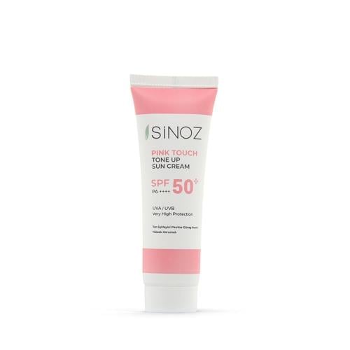 Sinoz Pink Touch Tone Up Sunscreen Cream SPF 50+ Brightening 50ml