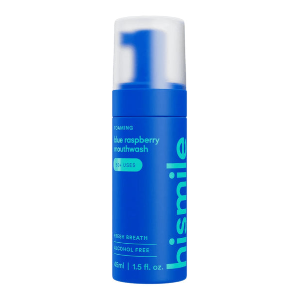 Hismile Foaming Mouthwash Blue Raspberry Alcohol-Free 45ml