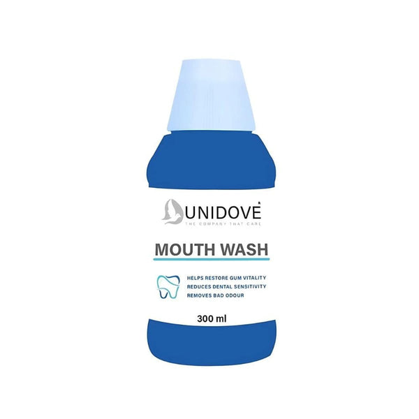 Unidove Mouthwash Fluoride Antiseptic Mint Fresh 300 ml