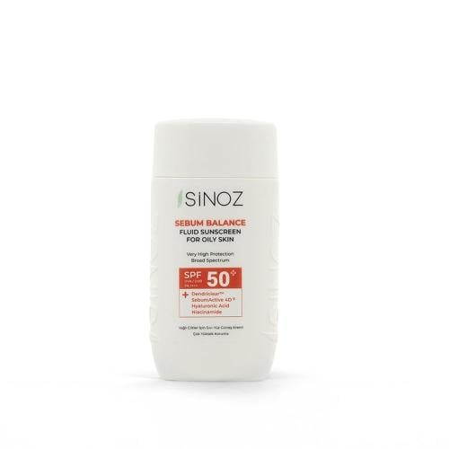 SINOZ Sebum Balance Fluid Sunscreen SPF 50+ UVA UVB Protection 50 ml